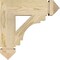 Ekena Millwork Merced Arts & Crafts Rough Sawn Bracket, Douglas Fir, 4"W x 16"D x 16"H BKT04X16X16MRC03RDF - alternate 3